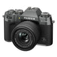 FUJIFILM X-T50 40 MP APS-C X-TRANS SENSOR|RETRO STYLE MIRRORLESS CAMERA|4K/6.2K VLOGGING|HIGH SPEED RECORDING FHD 240FPS|ADVANCE AF WITH 15-45MM OPTICAL ZOOM LENS F/3.5-5.6 - CHARCOAL