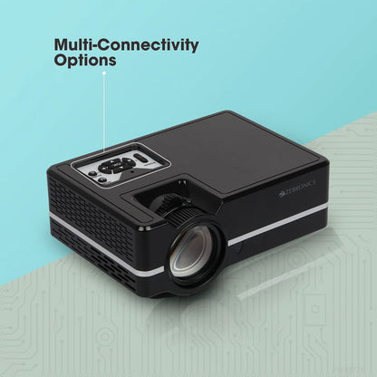 ZEBRONICS LP2000M (BLK+SILVER) PROJECTOR
