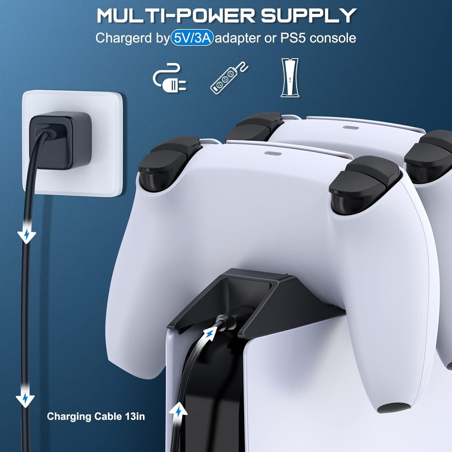 ANT ESPORTS GCDDPC PS5 CHARGING DOCKING STATION (BLACK)