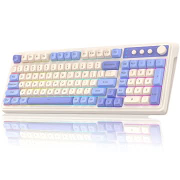 AULA S99 96% Wireless Membrane Gaming Keyboard Purple