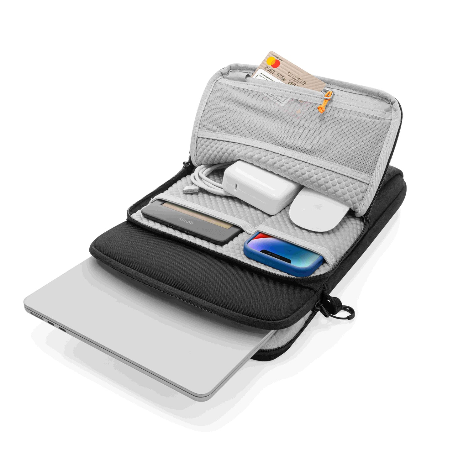TOMTOC DEFENDERACE-A03 LAPTOP SHOULDER BAG BLACK-13.5-14 INCH