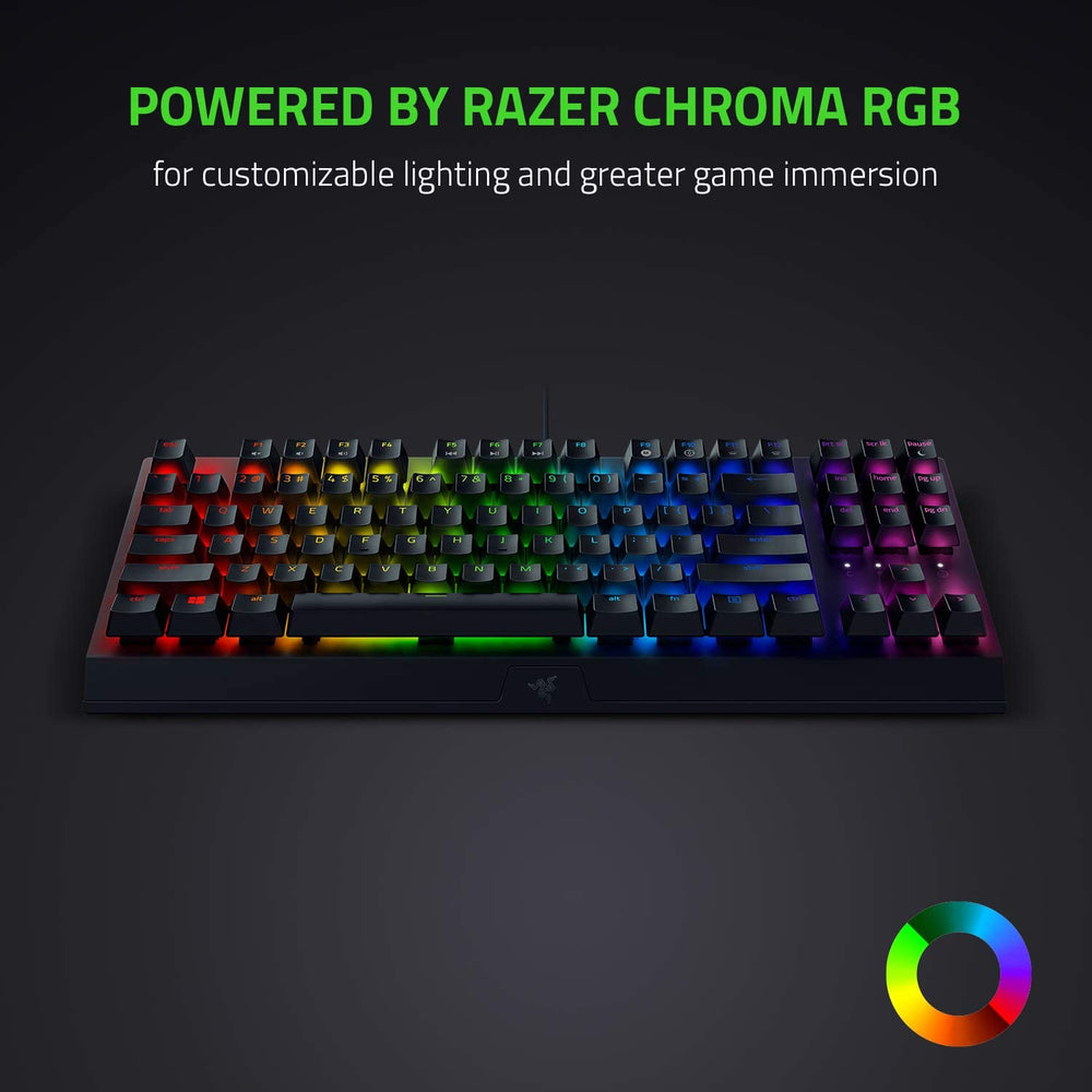 RAZER BlackWidow V3 RGB Tenkeyless Mechanical Gaming Keyboard ( Razer Green Switch )