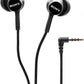 SONY MDR-EX155AP/BQ IN-EAR WIRED HEADPHONES WITH MIC (BLACK)
