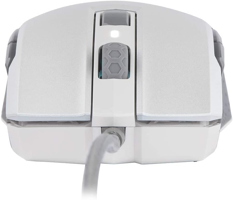 CORSAIR M55 Pro Wired Ambidextrous RGB Gaming Mouse ( CH-9308111-AP ) ( 12000DPI / 8 Macro Buttons ) ( White)