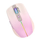 ANT ESPORTS GM400W Wireless Ambidextrous RGB Gaming Mouse ( GM400W-RGB-LIGHT-PINK ) ( 3200DPI / 6 Macro Buttons ) ( Light Pink )