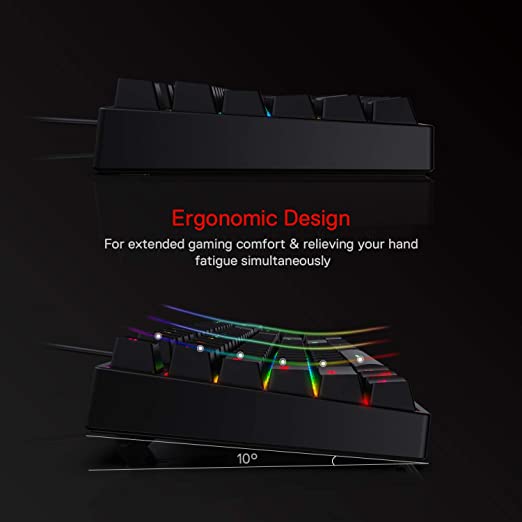 REDRAGON K582 SURARA Full Size Mechanical Wired Gaming Keyboard ( Black ) ( Blue Switch )