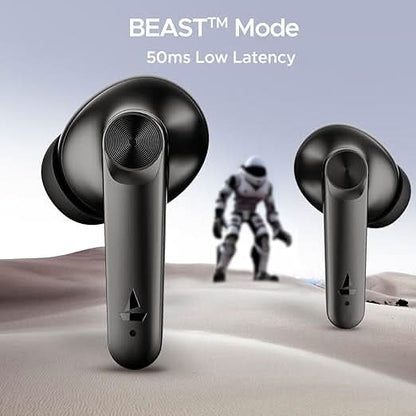 Boat Airdopes 207 TWS in Ear Earbuds, Bluetooth V5.3 (Carbon Black)