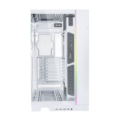 LIAN LI O11 DYNAMIC EVO XL FULL-TOWER GAMING CABINET - WHITE (G99.O11DEXL-W.IN)