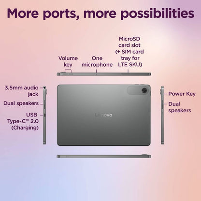 Lenovo MediaTek Helio G85 Octa Core, 4GB Ram, 64GB Storage, WIFI, 10.1 INCH ZAEH0033IN