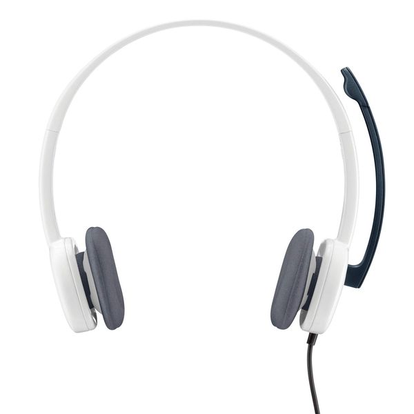 LOGITECH H150 Wired Stereo Gamine Headphone ( White ) ( PC / Mobile / Mac )