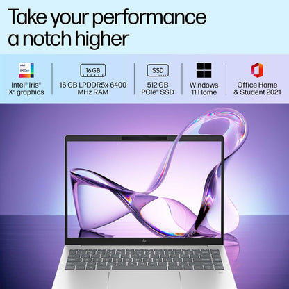 HP PAV PLUS 14-EW0116TU [CI5-1335U 13TH GEN/16GB/512GB SSD/WIN11 HOME+MSO/14.0 INCH/INTEGRATED GRAPHICS /1 YEAR(S)/SILVER] LAPTOP