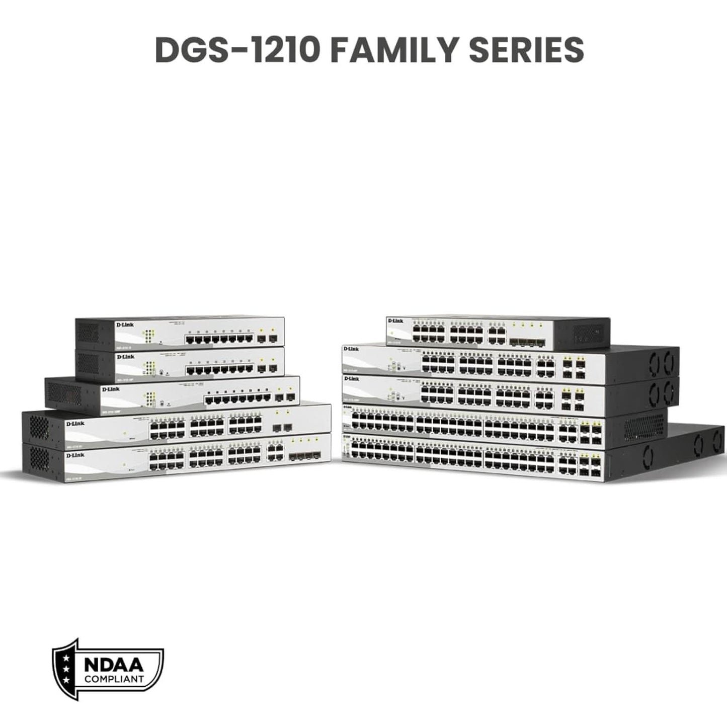 DLINK BUSINESS DGS-1210-10 10-PORT GIGABIT WEB SMART SWITCH INCLUDING 2 GIGABIT SFP PORTS