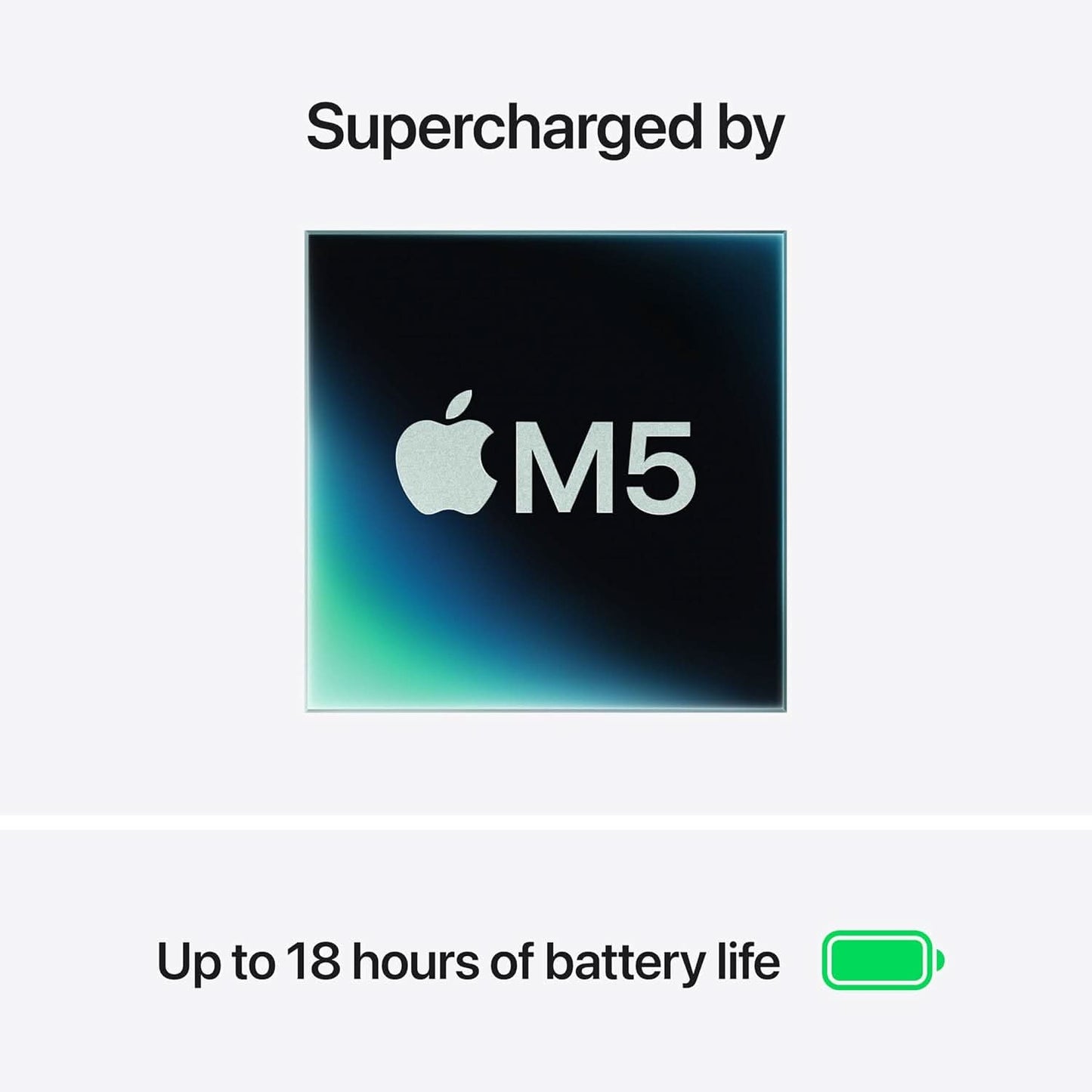 Apple 13-inch MacBook Air M5 chip with 10 core CPU and 10 core GPU, 24GB, 1TB SSD - Starlight
