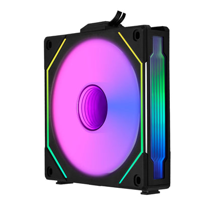 LIAN LI UNI FAN SL-INF REVERSE BLADE 120 INFINITY MIRROR 120MM ARGB SINGLE PACK CASE FAN, BLACK- G99.12RSLIN1B.IN