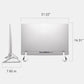 DELL 24 ALL-IN-ONE DESKTOP EC24250-23.8-INCH FHD TOUCH DISPLAY, INTEL CORE 5 PROCESSOR 120U, INTEL GRAPHICS, 16GB DDR5 RAM, 512GB SSD, WINDOWS 11 HOME WHITE