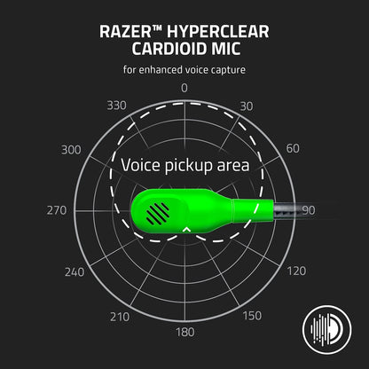RAZER BLACKSHARK V2 X - WIRED GAMING HEADSET - GREEN RZ04-03240600-R3M1