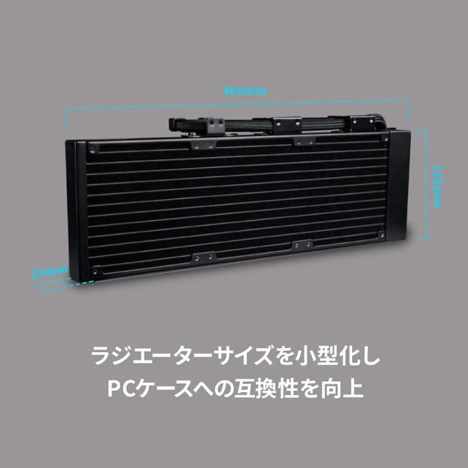 LIAN LI HYDROSHIFT II LCD-C 360CL BLACK RGB CPU LIQUID COOLER (G89.GHS2LCD36RB.IN)
