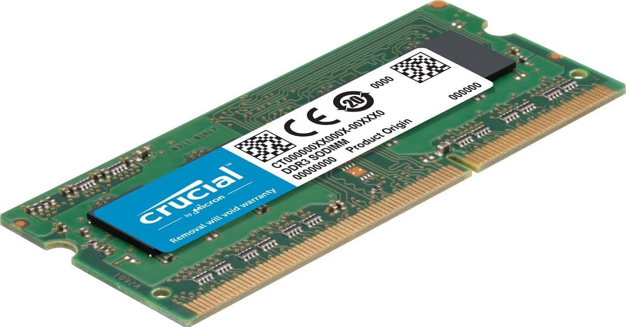CRUCIAL 8GB ( 8GB x 1 ) 1600MHz DDR3 Laptop RAM