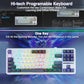 AULA F87 SMOKE BLUE SWITCH MECHANICAL GAMING KEYBOARD