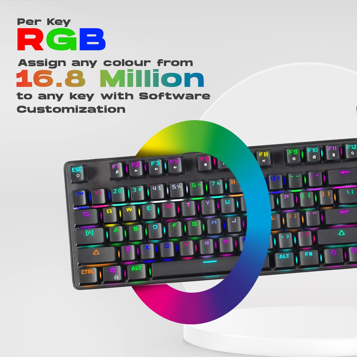 COSMIC BYTE CB-GK-18 FIREFLY GAMING KEYBOARD RGB RED SWITCH