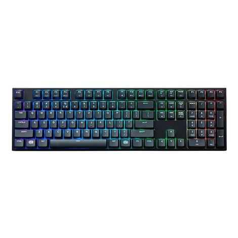 COOLER MASTER Pro L Full Size Mechanical Wireless Gaming Keyboard ( Black ) ( Cherry MX Brown Switch )
