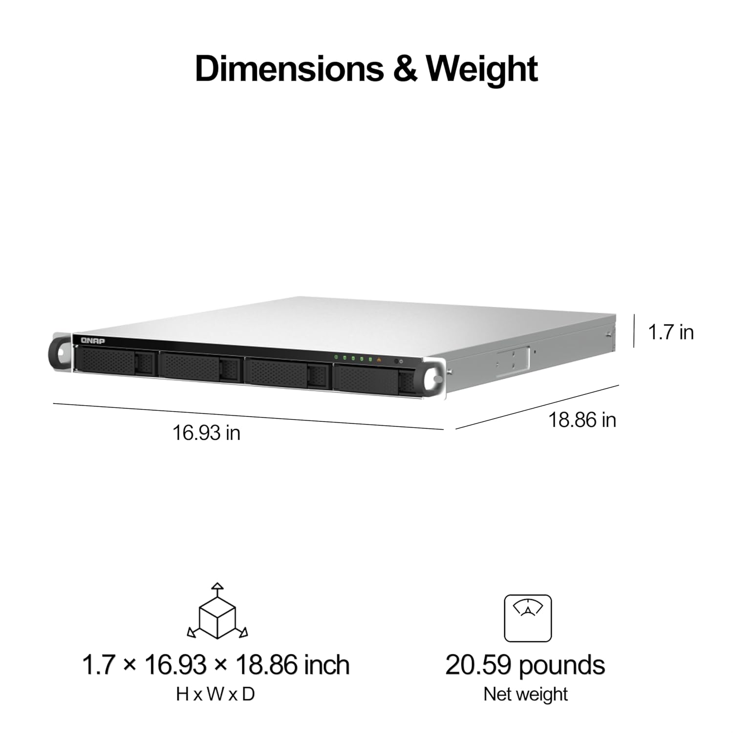 QNAP TS-464U-RP-8G