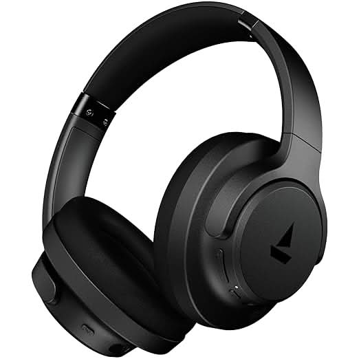 Boat Rockerz 512 ANC Bluetooth Wireless Headphone with Mic (Cosmic Black)