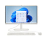 AIO HP 22 DG0153IN [N100- INTEL/8GB/512GB SSD/WIN11 HOME+MSO/22.0 INCH/INTEGRATED GRAPHICS /1 YEAR(S)//WHITE]