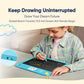 XP Pen Doodle Learning Board, 13.3 Inch LCD Writing Tablet for Kids, Educational Drawing Pad, Blue