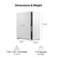 QNAP TS-233-US 2 BAY AFFORDABLE DESKTOP NAS WITH ARM CORTEX-A55 QUAD-CORE PROCESSOR AND 2 GB DDR4 RAM (DISKLESS)