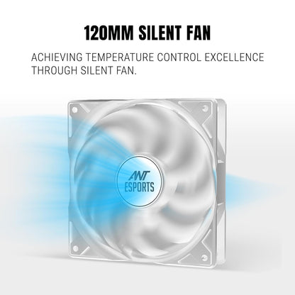 ANT ESPORTS RX650 650 WATT 80 PLUS BRONZE CERTIFIED POWER SUPPLY - WHITE