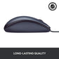 LOGITECH M100r Wired Ambidextrous USB Gaming Mouse ( 910-005005 ) ( 1000DPI / 3 Macro Buttons ) ( Black )