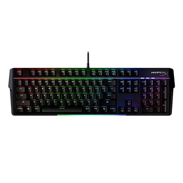 HYPERX Alloy MKW100 RGB Full Size Mechanical Gaming Keyboard ( Black ) ( Linear Red Switch )