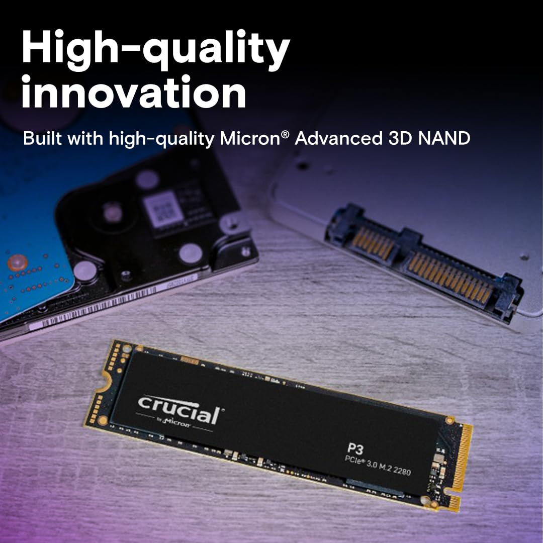 CRUCIAL P3 4000GB NVME PCIE M.2 SSD CT4000P3SSD8