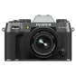 FUJIFILM X-T50 40 MP APS-C X-TRANS SENSOR|RETRO STYLE MIRRORLESS CAMERA|4K/6.2K VLOGGING|HIGH SPEED RECORDING FHD 240FPS|ADVANCE AF WITH 15-45MM OPTICAL ZOOM LENS F/3.5-5.6 - CHARCOAL