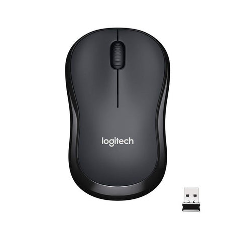LOGITECH M221 Silent Wireless Ambidextrous Gaming Mouse ( 鈥?10-004882 ) ( 1000DPI / 3 Macro Button ) ( Black )