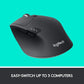 LOGITECH M720 Triathlon Wireless Ergonomic Gaming Mouse ( 910-004792 ) ( 1000DPI / 8 Macro Button ) ( Grey )
