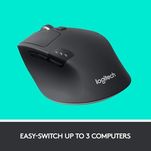 LOGITECH M720 Triathlon Wireless Ergonomic Gaming Mouse ( 910-004792 ) ( 1000DPI / 8 Macro Button ) ( Grey )