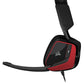 CORSAIR Void Pro USB 7.1 Surround Gaming Headphone With Mic (Black / Red) ( Pc/Mobile/Mac/Xbox )