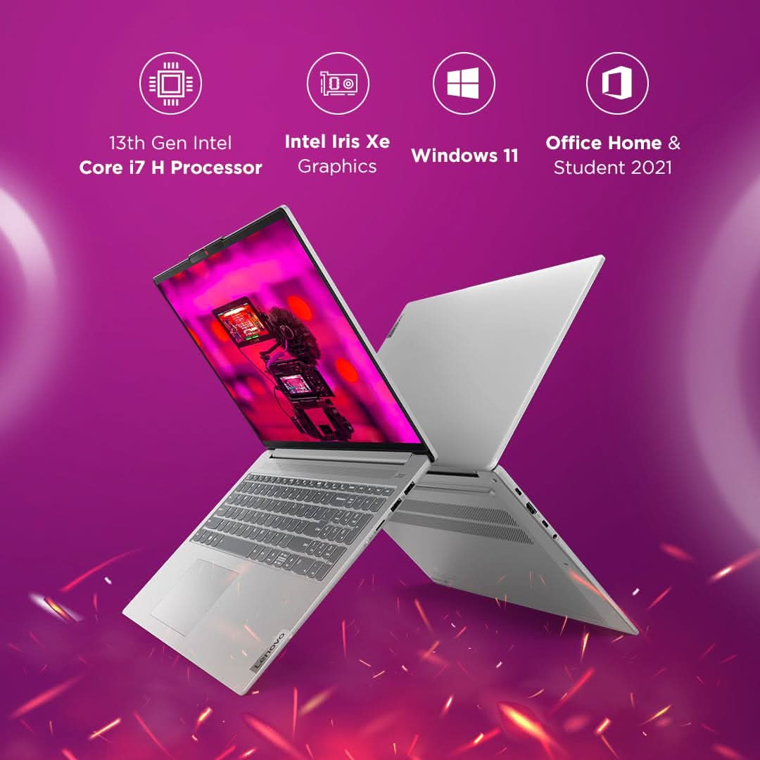 LENOVO IP SLIM 5 82XF0078IN [CI7-13700H 13TH GEN/16GB/1TB SSD/WIN11 HOME+MSO/16.0 INCH/INTEGRATED GRAPHICS /1 YEAR(S)/GREY]