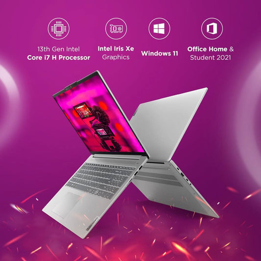 LENOVO IP SLIM 5 82XF0078IN [CI7-13700H 13TH GEN/16GB/1TB SSD/WIN11 HOME+MSO/16.0 INCH/INTEGRATED GRAPHICS /1 YEAR(S)/GREY]
