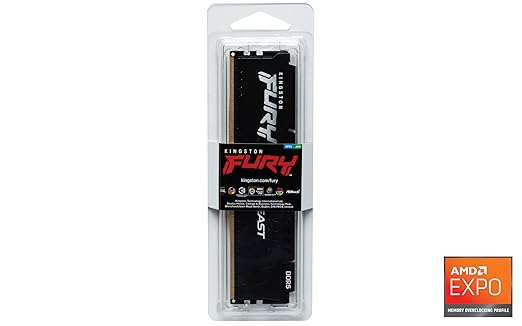 KINGSTON FURY BEAST 16GB DDR5 5200MHZ RAM KF552C40BB-16