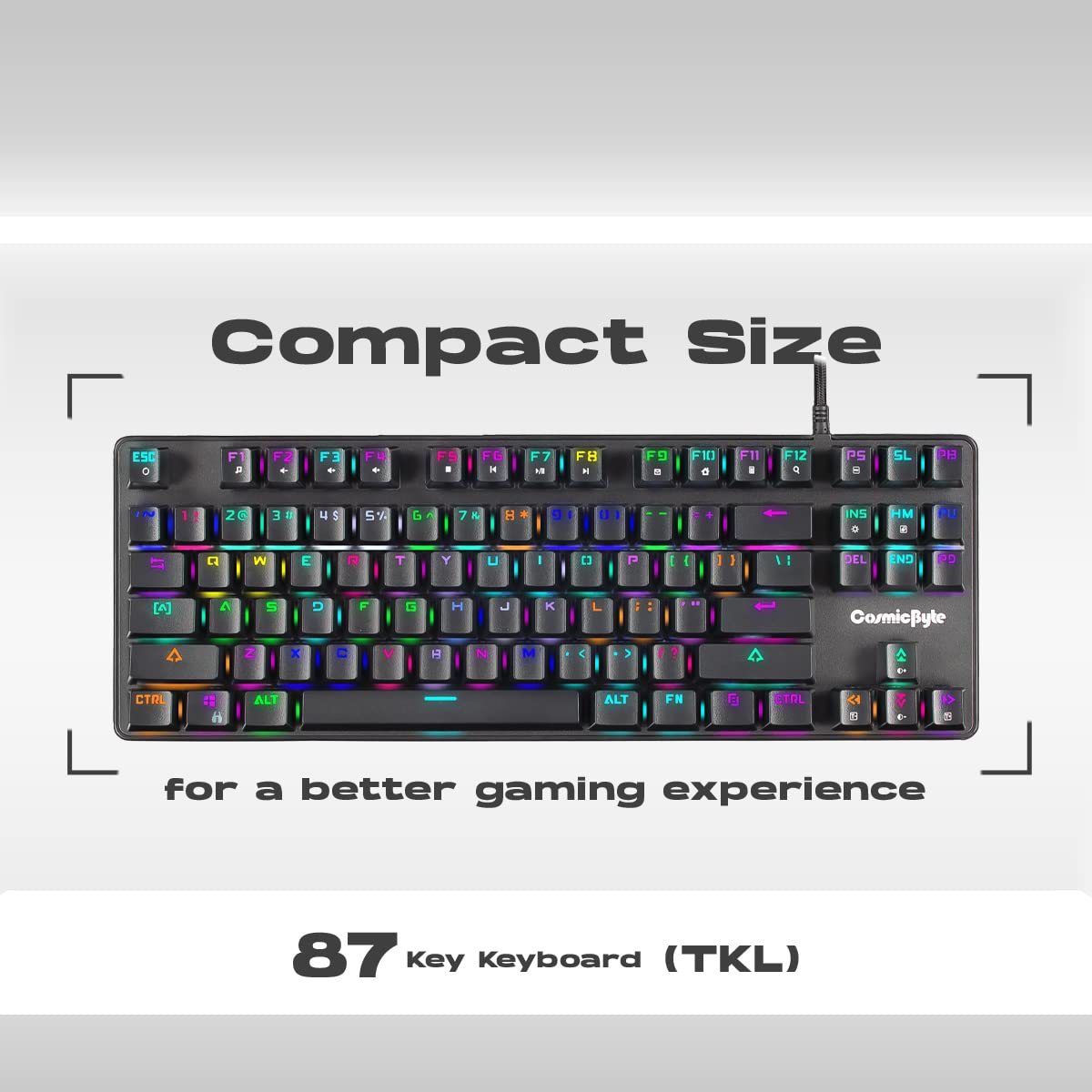 COSMIC BYTE CB-GK-16 FIREFLY GAMING KEYBOARD RGB BLUE SWITCH