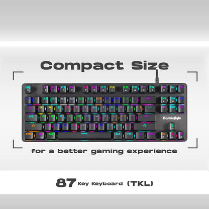 COSMIC BYTE CB-GK-16 FIREFLY GAMING KEYBOARD RGB BLUE SWITCH