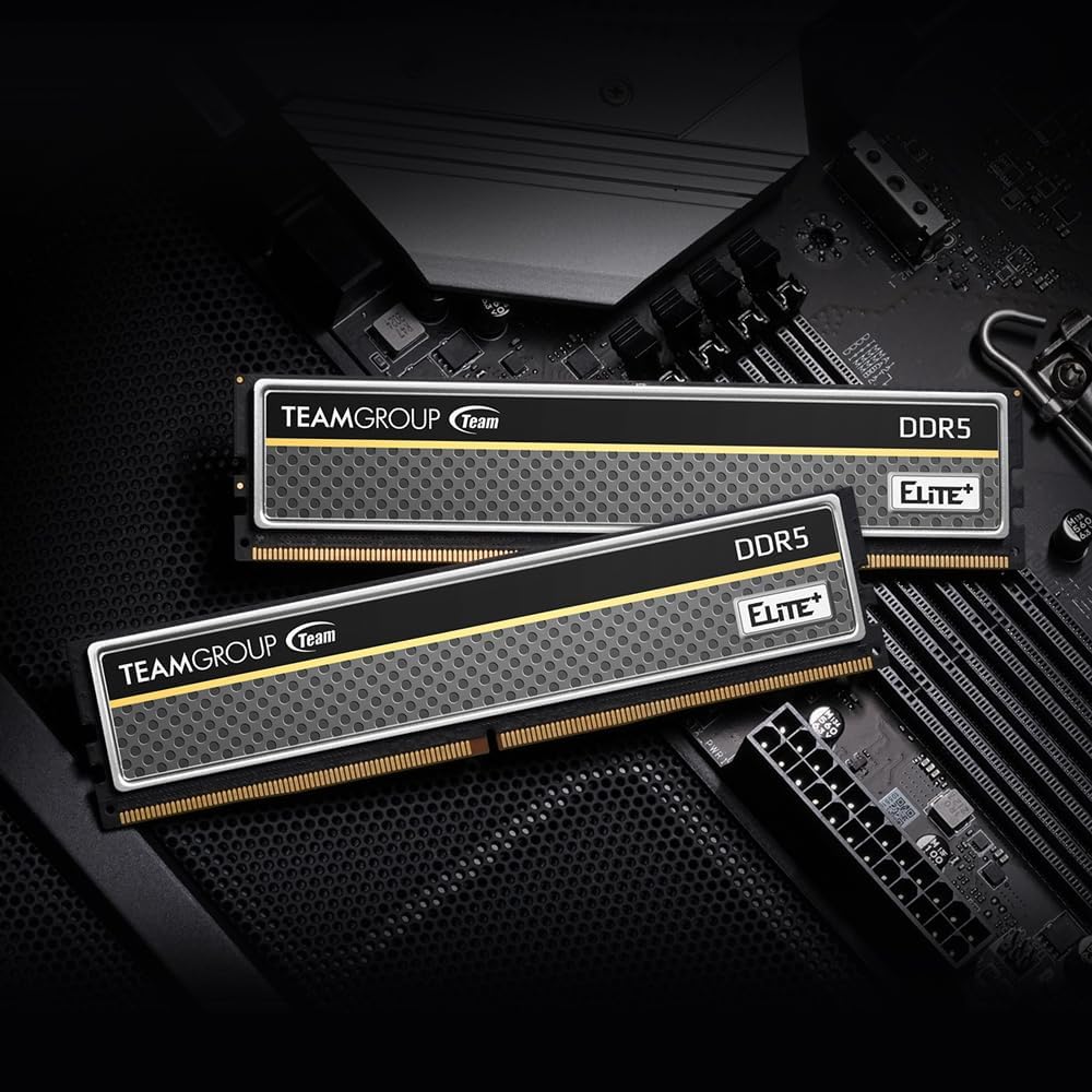 TEAMGROUP Elite Plus 16GB ( 16GB x 1 ) 5600MHz DDR5 Ram (Black) ( CL46 )