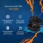 PHILIPS TAT1209BK/00 TRUE WIRELESS EARBUDS, IN-EAR ACTIVE NOISE CANCELLING BLUETOOTH V5.3 EARPHONES WITH MIC, 18H PLAY TIME, SHANK SHAPE, IPX4, TOUCH CONTROLS & CHARGING CASE FOR IPHONE/IPAD (BLACK)