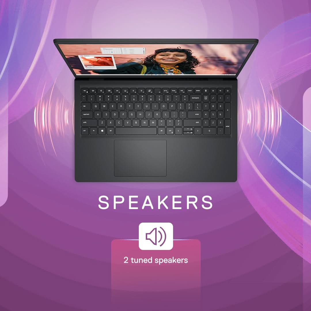 DELL INSPIRON 3530 THIN & LIGHT LAPTOP, 13TH GEN INTEL CORE I3-1305U PROCESSOR, 8GB, 512GB SSD, 15.6" (39.62CM) FHD 120HZ 250NITS, STANDARD KEYBOARD, WINDOWS 11+MSO'21 & 15 MONTH MCAFEE, BLACK, 1.62KG
