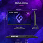 VIEWSONIC VX2758A-2K-PRO-3 (68.58 CM) 27INCH 240HZ IPS QHD 2K GAMING MONITOR| 1MS| HDR10| FREESYNC | 137% SRGB | TILT | EYE CARE | 2 X HDMI | DISPLAY PORT
