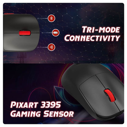COSMIC BYTE HYPERNOVA TRI-MODE GAMING MOUSE WIRELESS (BLACK)