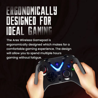 COSMIC BYTE ARES WIRELESS (BLACK) GAMEPAD